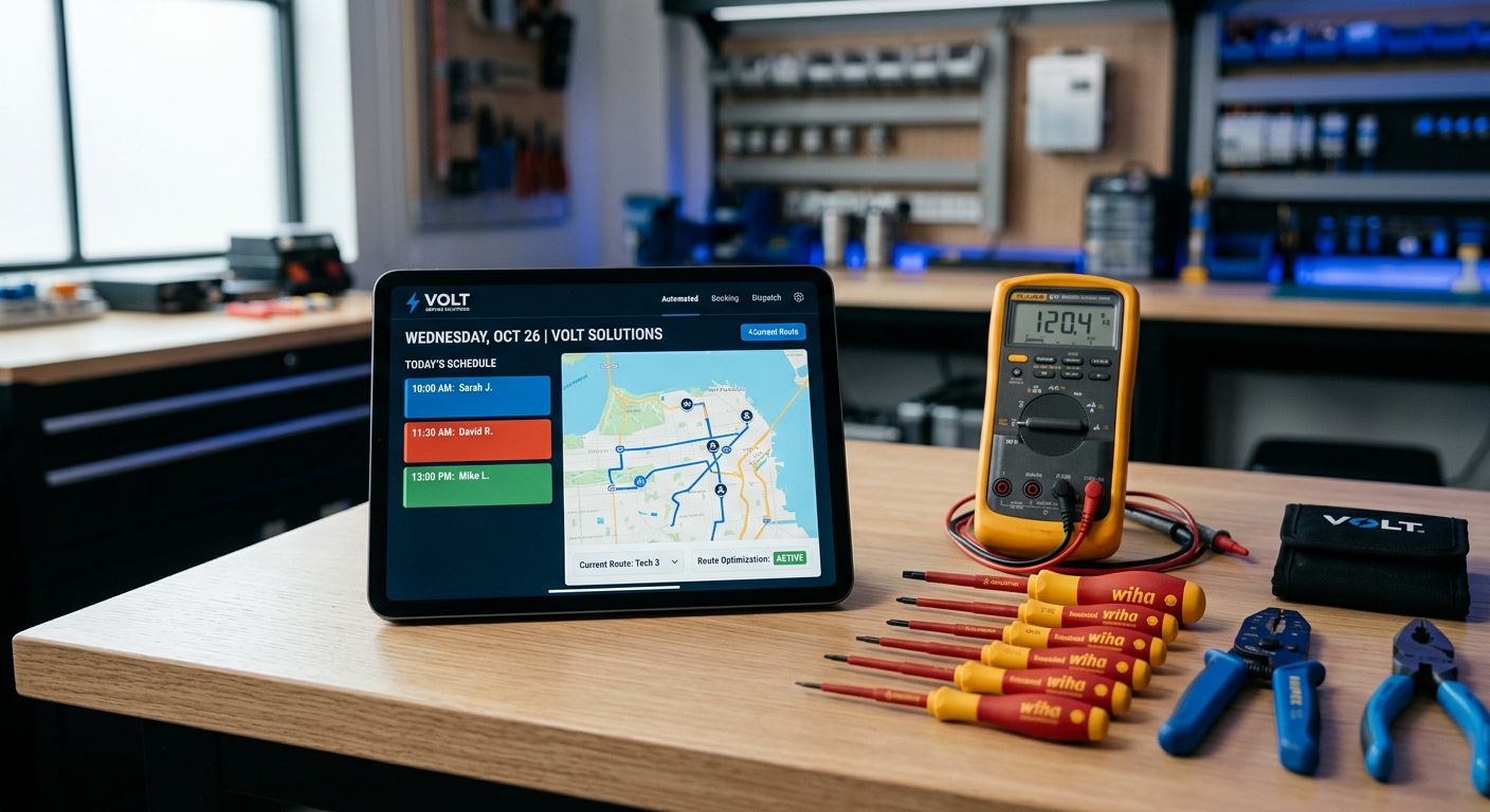 Electrical Service Booking: Automating Dispatch and Appointment Slots